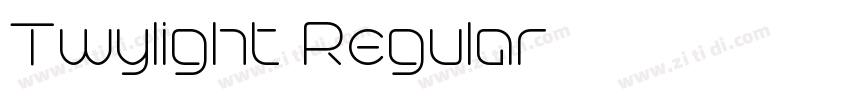 Twylight Regular字体转换